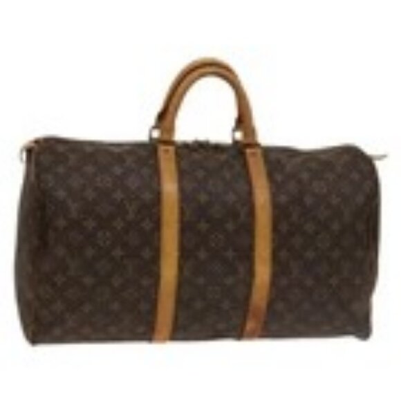 LOUIS VUITTON Monogram Keepall 50 Boston Bag M41426 LV Auth 136676 - Picture 1 of 16